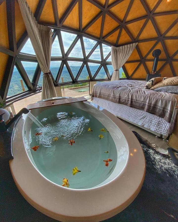 The Space - Welcome To The Sky - Domo Geodesico Villa Alfredo Wagner Eksteriør bilde