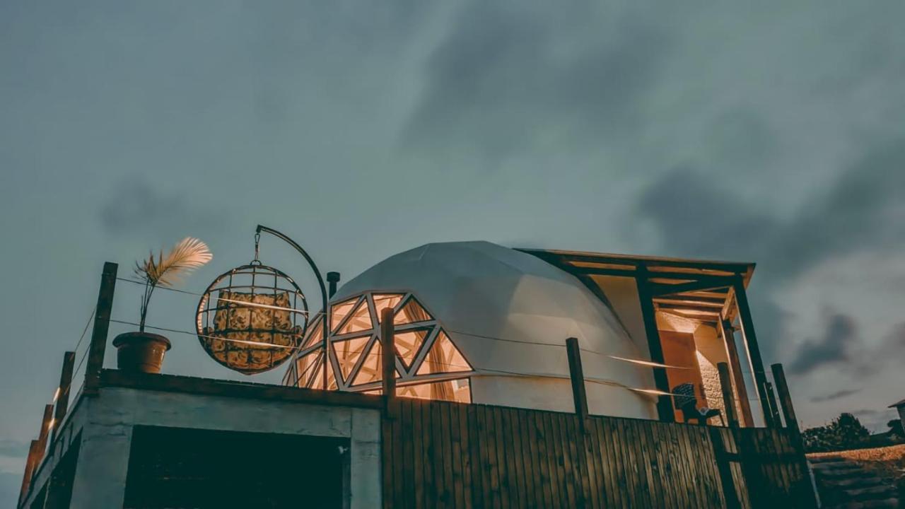 The Space - Welcome To The Sky - Domo Geodesico Villa Alfredo Wagner Eksteriør bilde