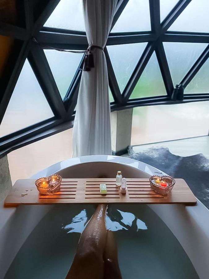 The Space - Welcome To The Sky - Domo Geodesico Villa Alfredo Wagner Eksteriør bilde